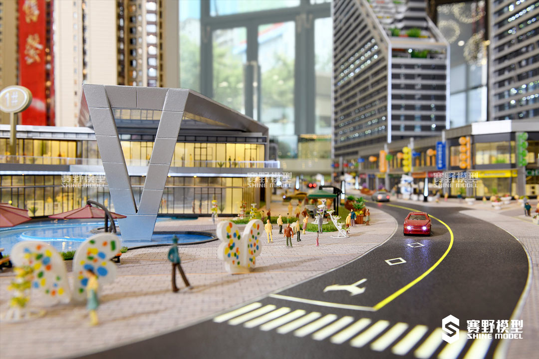 赛野模型企业|金沙澳门官网下载app中的展示道路与广场制作步骤