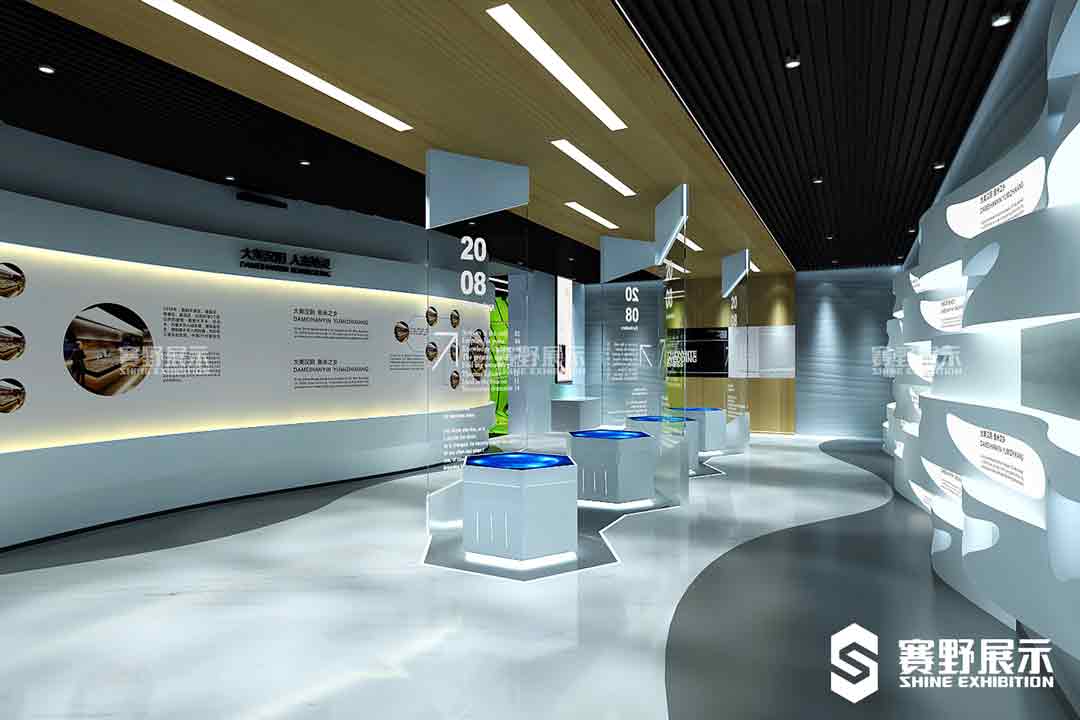 赛野展示|如何进行展厅设计能够将企业学问完美的展示出来？