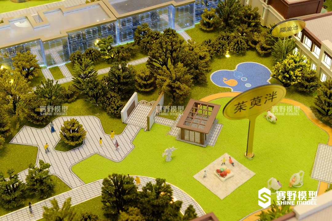 赛野模型企业|园林景观金沙澳门官网下载app中绿地模型制作方法？